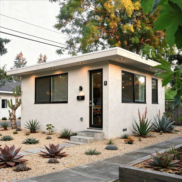 Backyard ADU construction for residential property in Glendale California