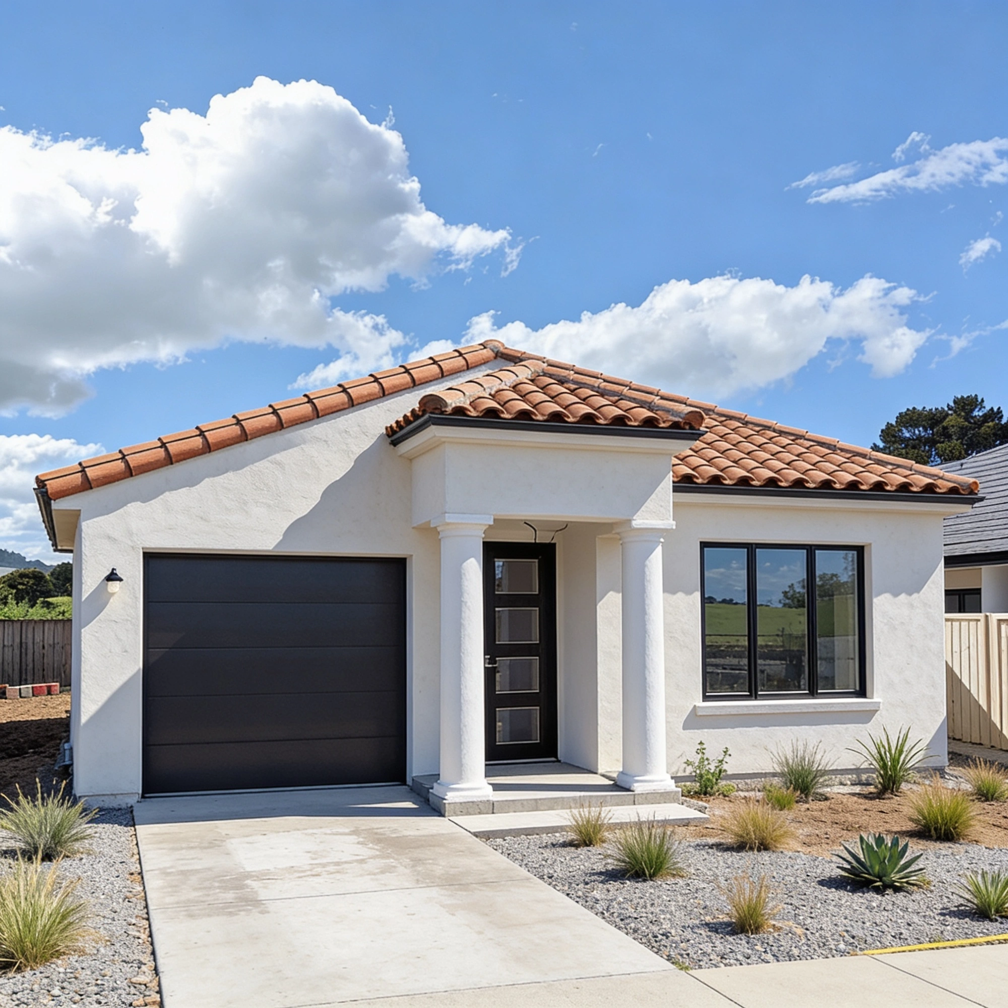 Modern garage conversion ADU project in Los Angeles neighborhood